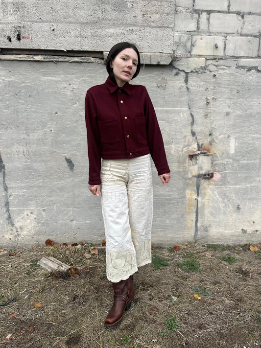 Oxblood Wool Jacket (XS)