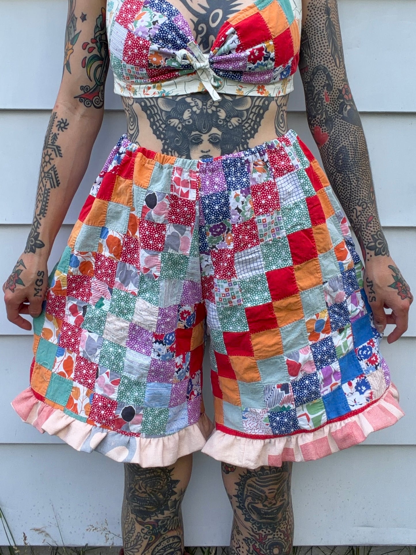 S/M Quilt Bloomer Shorts