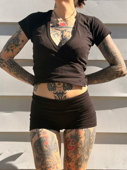 Black Mini Shorts
