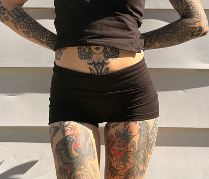 Black Mini Shorts