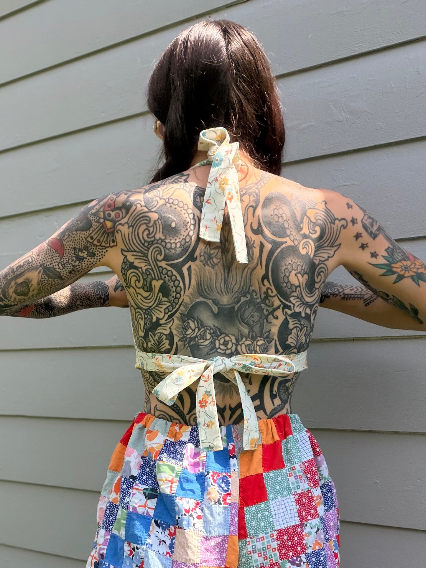 S Quilt Halter Top