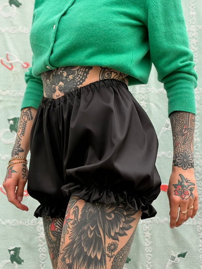 Black Silk Bloomer (Made to Order)