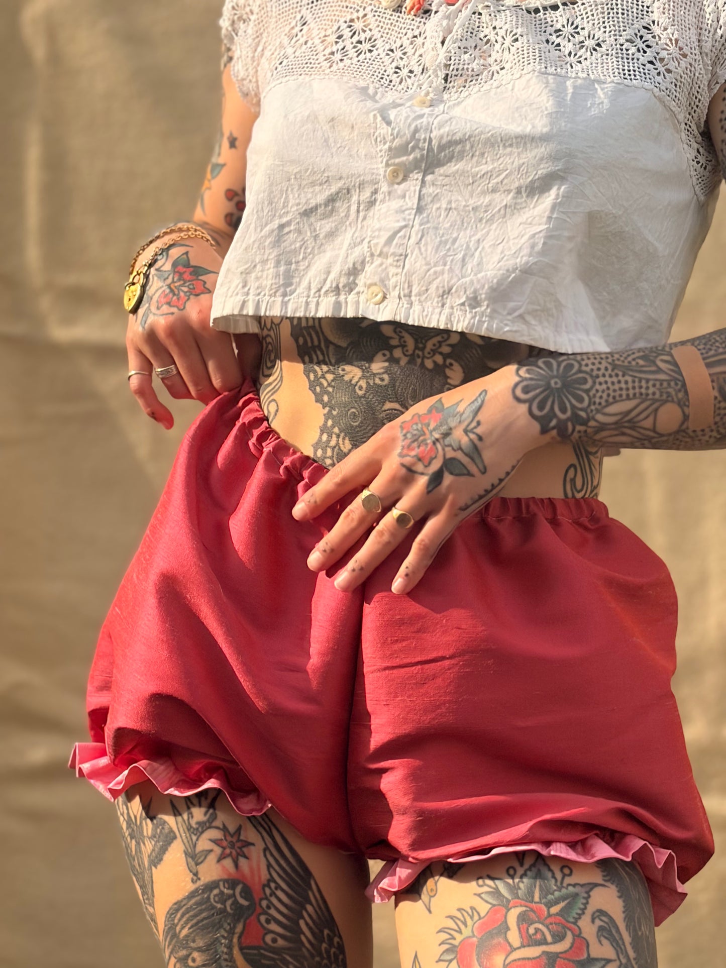 Sweetheart Silk Bloomers
