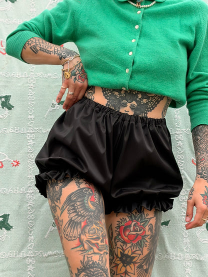 Black Silk Bloomer (Made to Order)