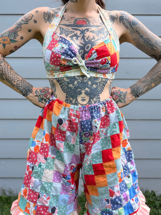 S Quilt Halter Top