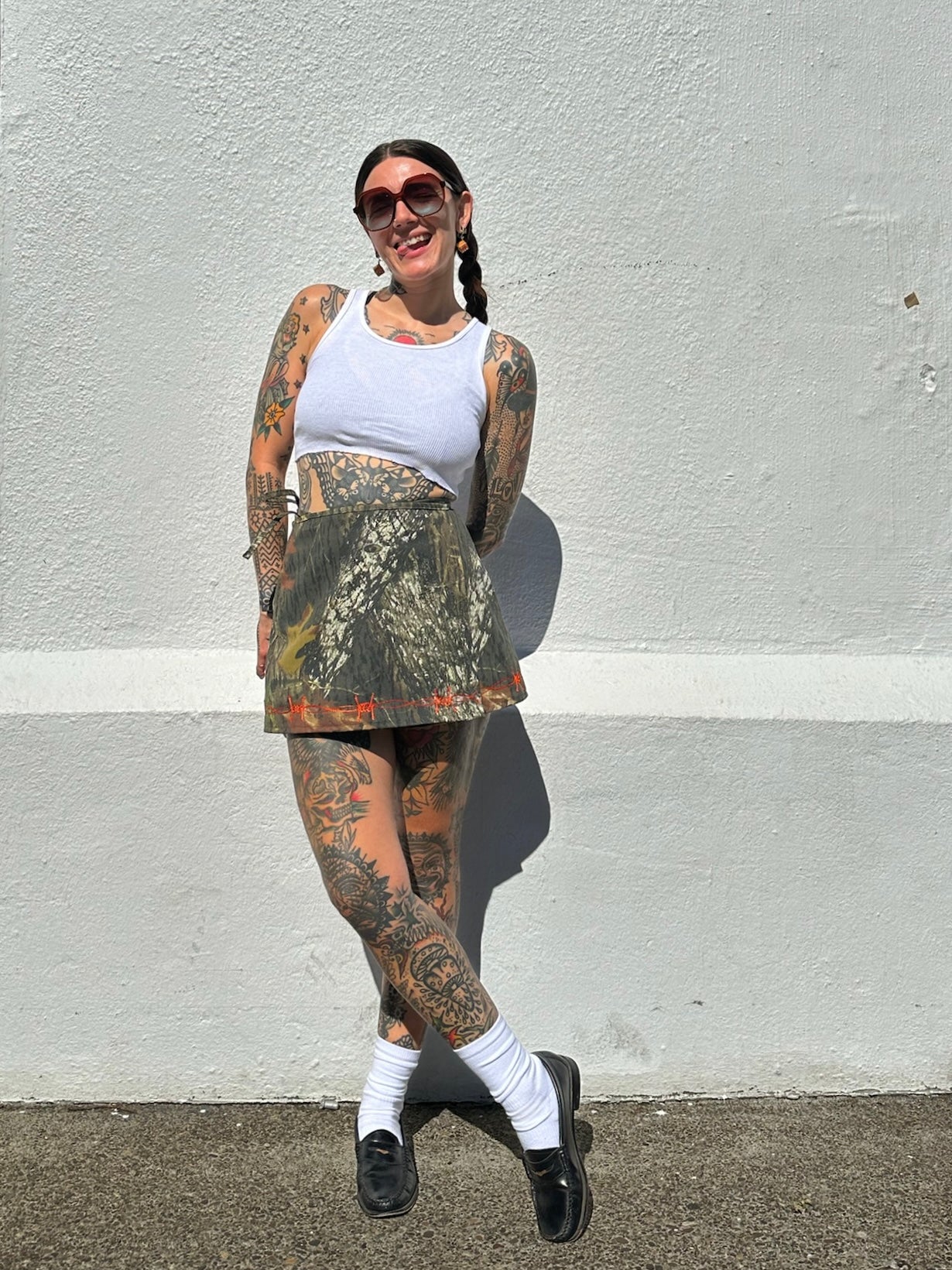 Sun Love X Chain Real Tree Skort