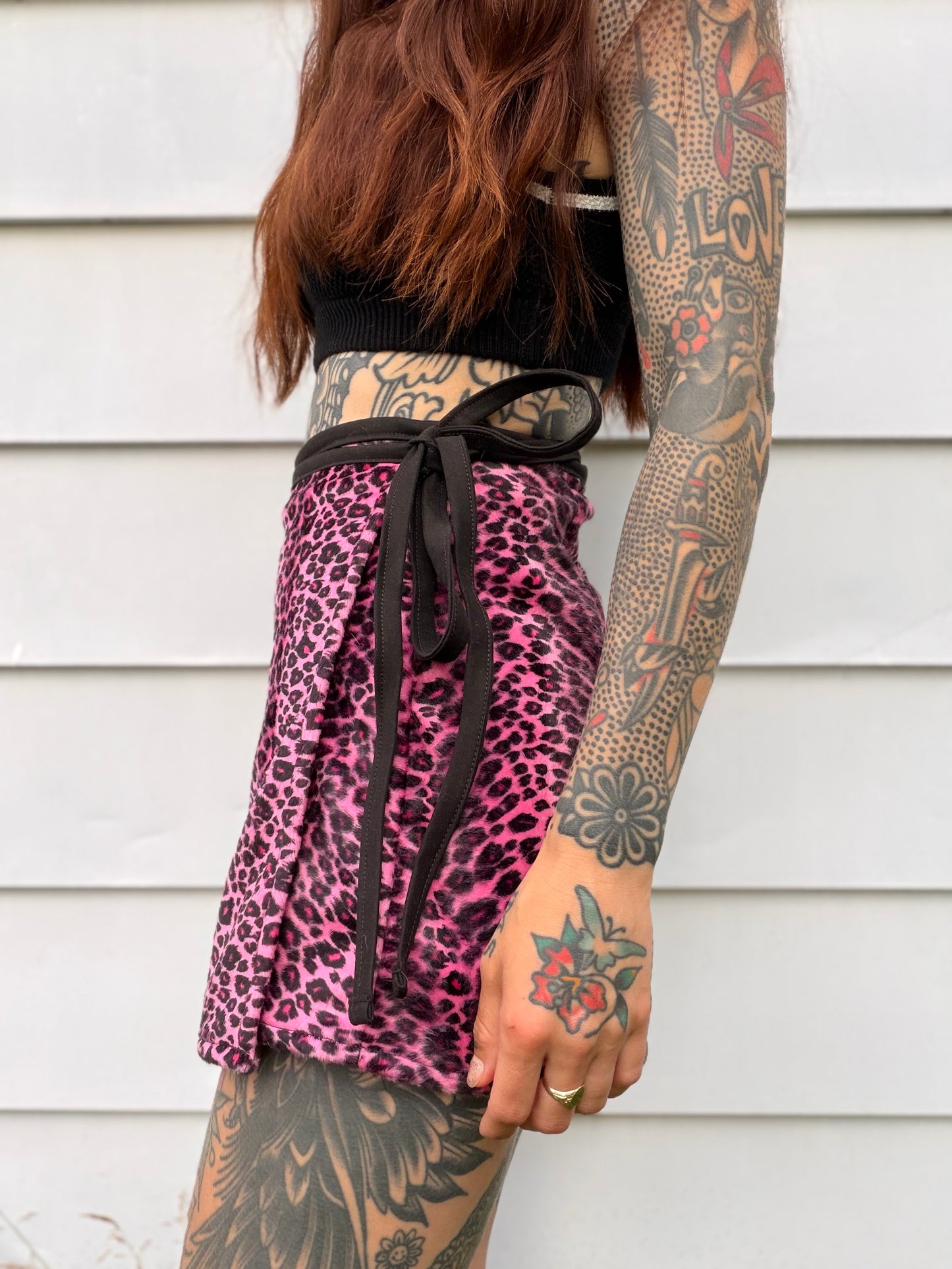 Pink Cheetah Skort