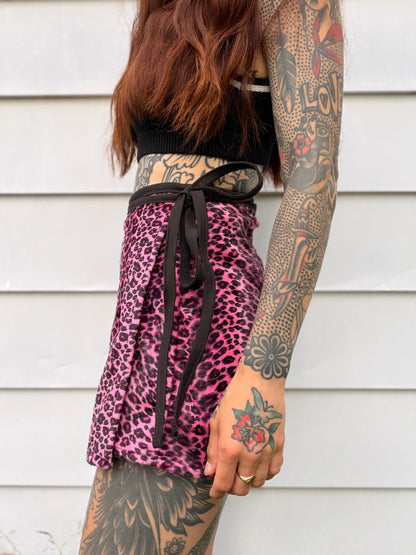 Pink Cheetah Skort
