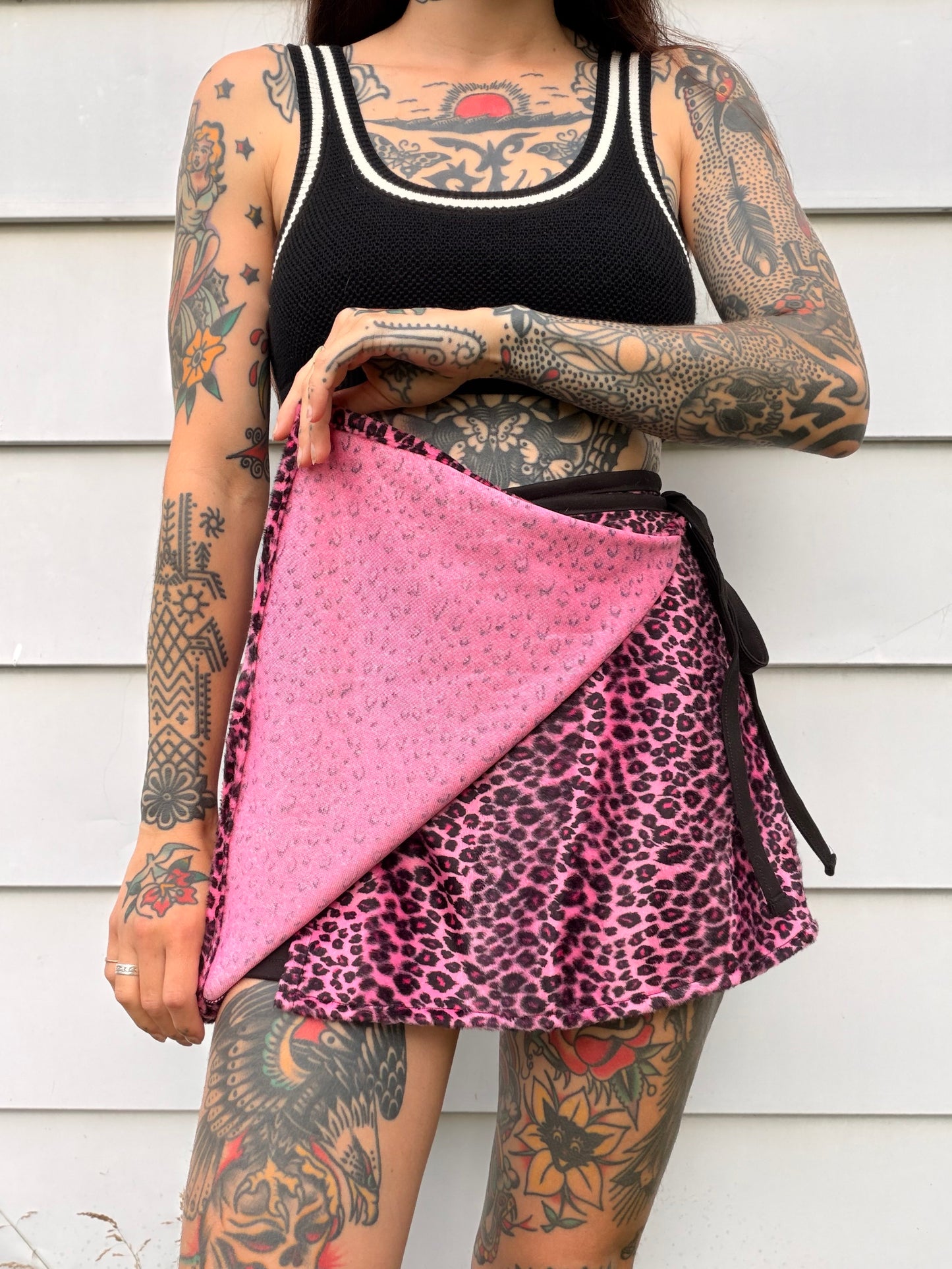 Pink Cheetah Skort