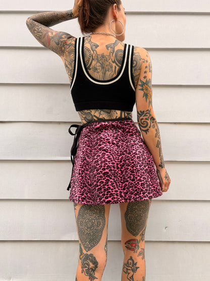 Pink Cheetah Skort
