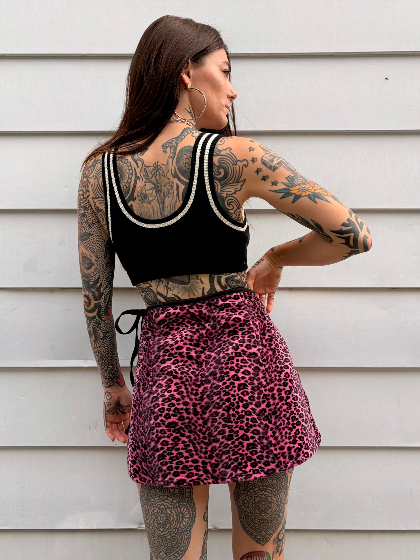 Pink Cheetah Skort