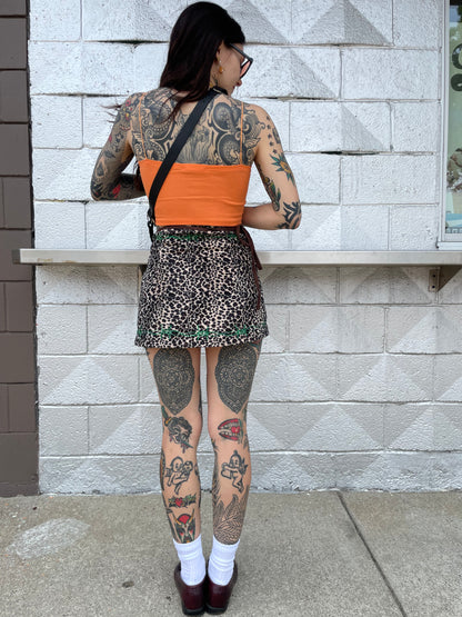 Sun Love X Chain Cheetah Skort