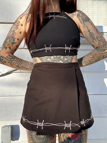 Sun Love X Chain Tie Top