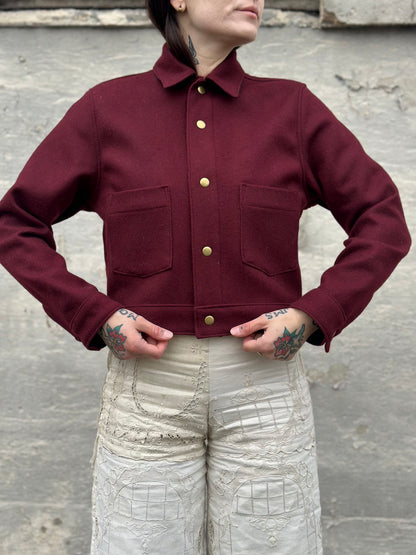 Oxblood Wool Jacket