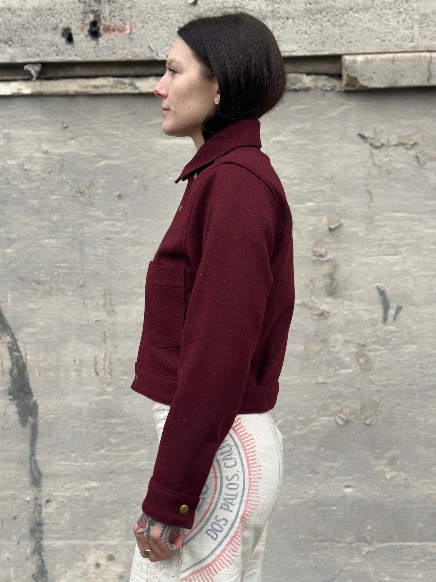 Oxblood Wool Jacket (XS)