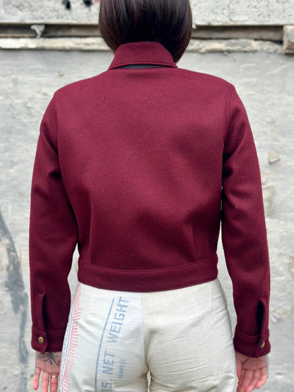 Oxblood Wool Jacket (XS)
