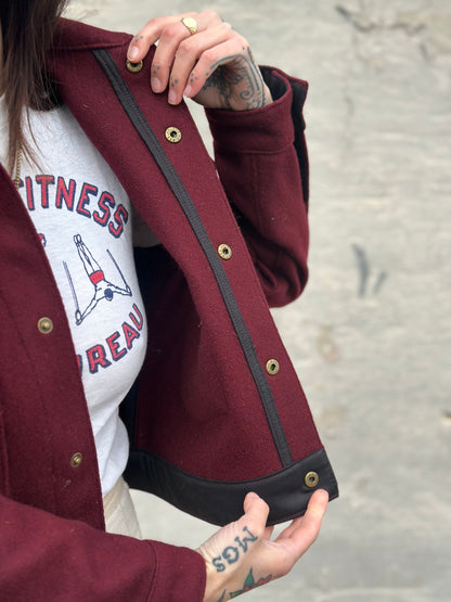 Oxblood Wool Jacket (XS)