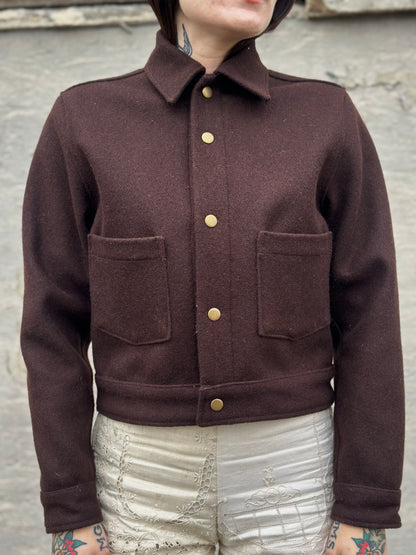 Brown Wool Jacket (XS)