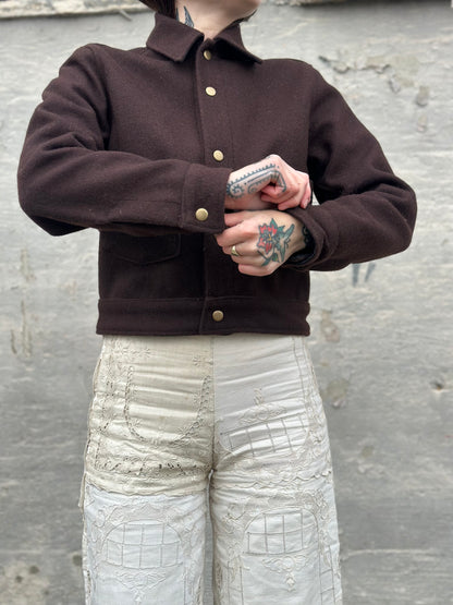 Brown Wool Jacket (XS)