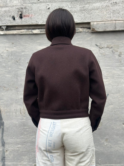 Brown Wool Jacket (XS)